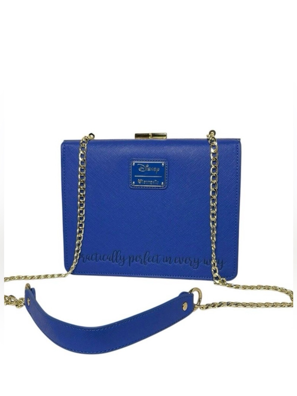 Loungefly Mary Poppins Clutch with Gold Chain